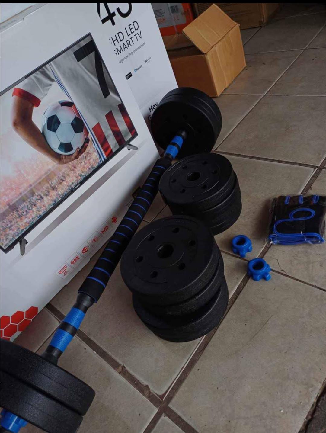 Imagen del Kit de pesas de 20 kg